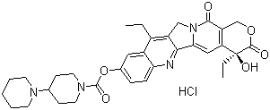 Irinotecan Hcl Molecular Formula C33H38N4O6.HCl