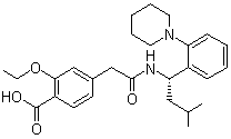 Repaglinide  Formula C27H36N2O4 