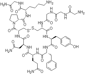 Terlipressin Molecular Formula C52H74N16O15S2