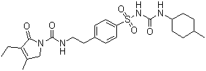 Glimepiride Molecular Formula C24H34N4O5S
