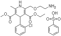 amoldipine desylate Formula  :  C20H25ClN2O5.C6H6O3S