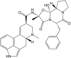 Ergotamine Formula C33H35N5O5