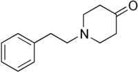 N-Phenethyl-4-piperidinone formula C13H17NO