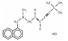 Terbinafine HCl Formula C21H25N 