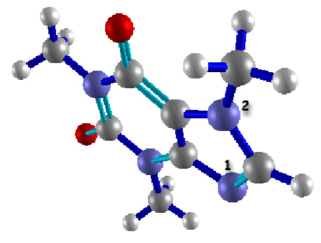 Structure Of Caffeine. caffeine-structure