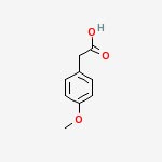 Para Methoxy Phenyl Acetic Acid structure